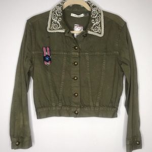 NEW! ALICE + OLIVIA Chloe Embroidered Jacket